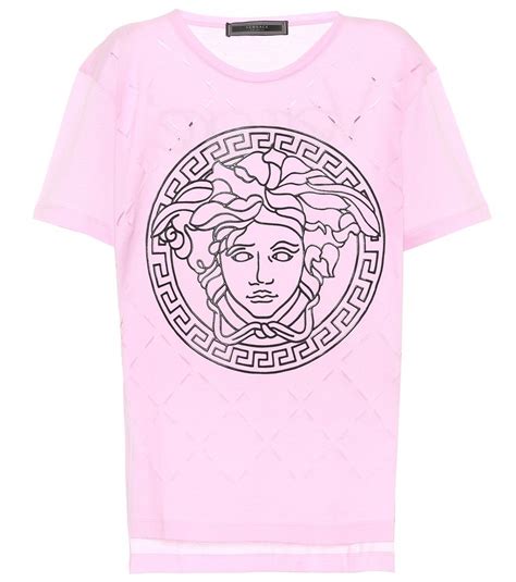 pink versace t shirt|authentic versace shirts.